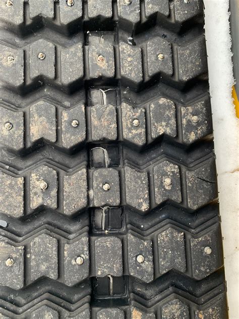 skid steer track ice studs|grip studs for tires.